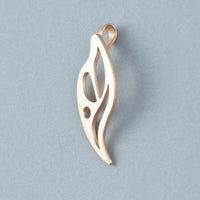 Val Malesku Pendant 14k Gold - Flame