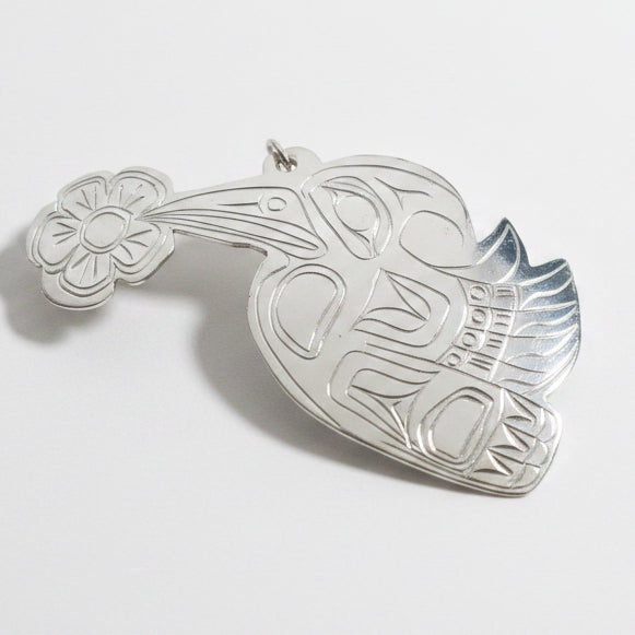 Gene Chilton Pendant Silver - Hummingbird