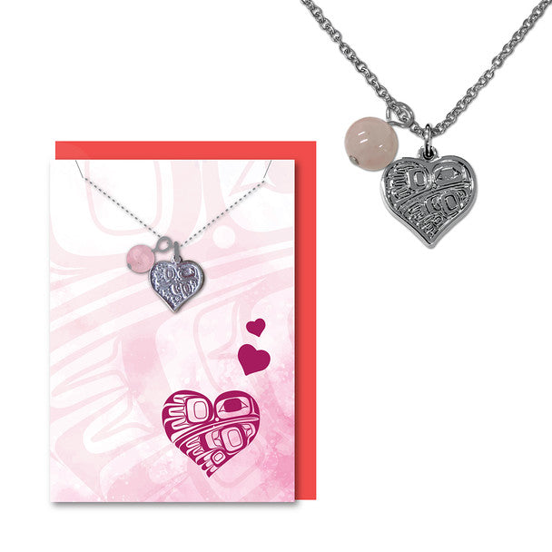 Healing Necklace - Hummingbird Heart