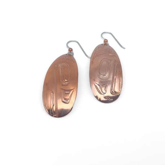Samuel Sheakley Earrings Copper (Lovebirds)