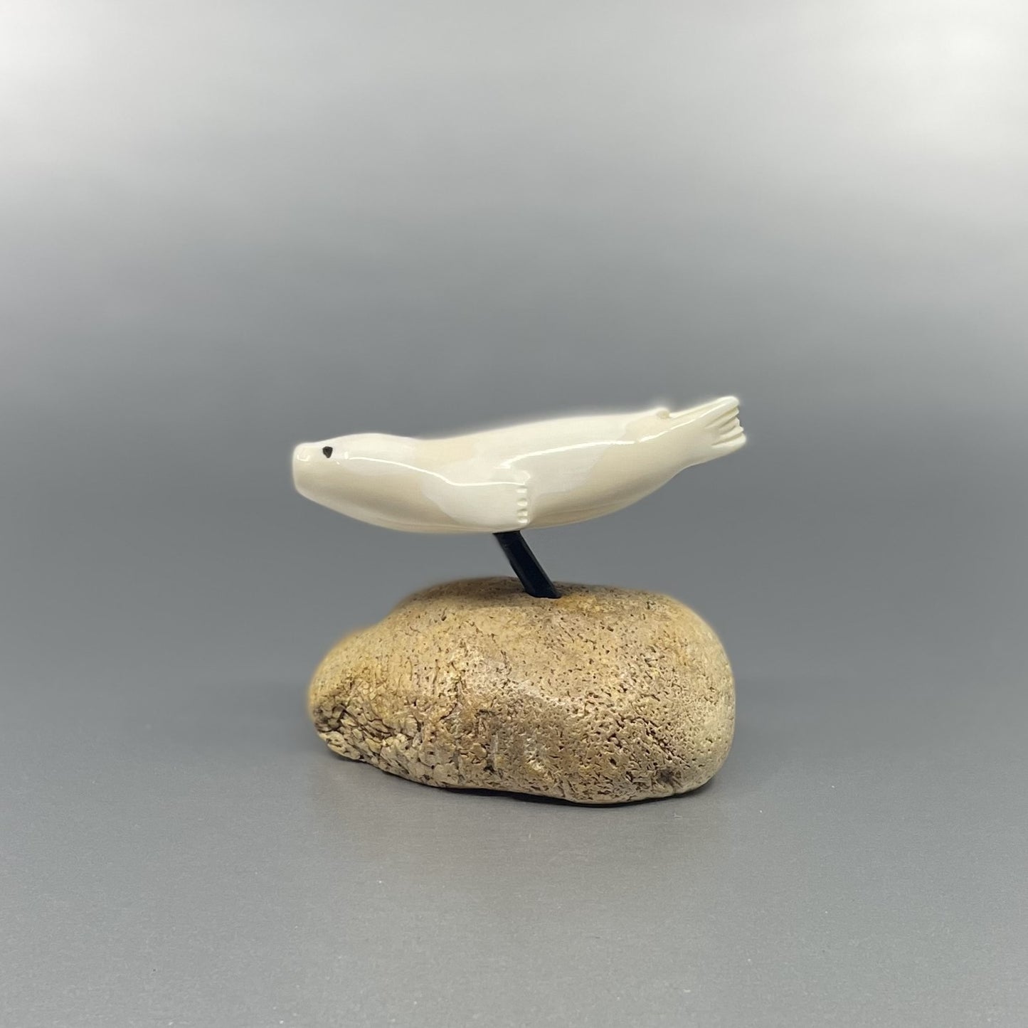 Ivory - Kulowiyi; Seal, Whalebone Base