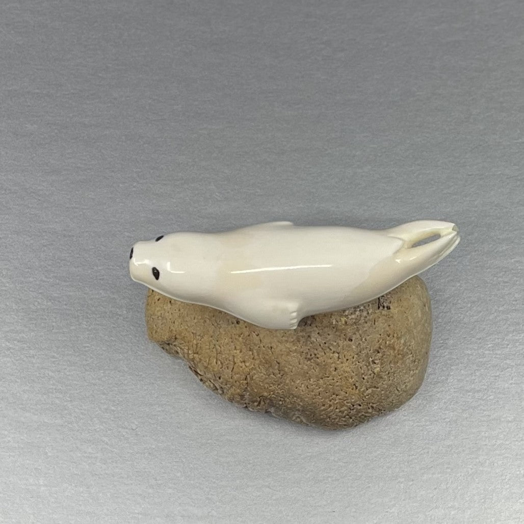 Ivory - Kulowiyi; Seal, Whalebone Base