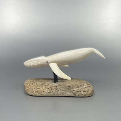 Ivory - RMK; Bowhead Whale on Bone Base