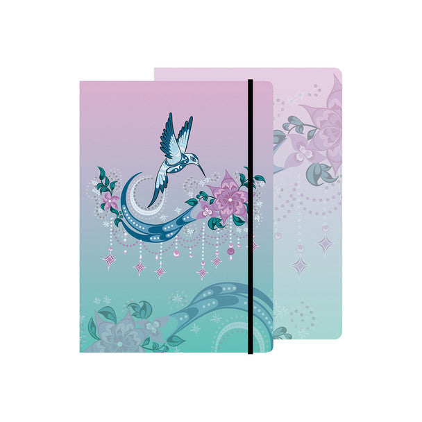 Journal - Hummingbird -Purple/Teal