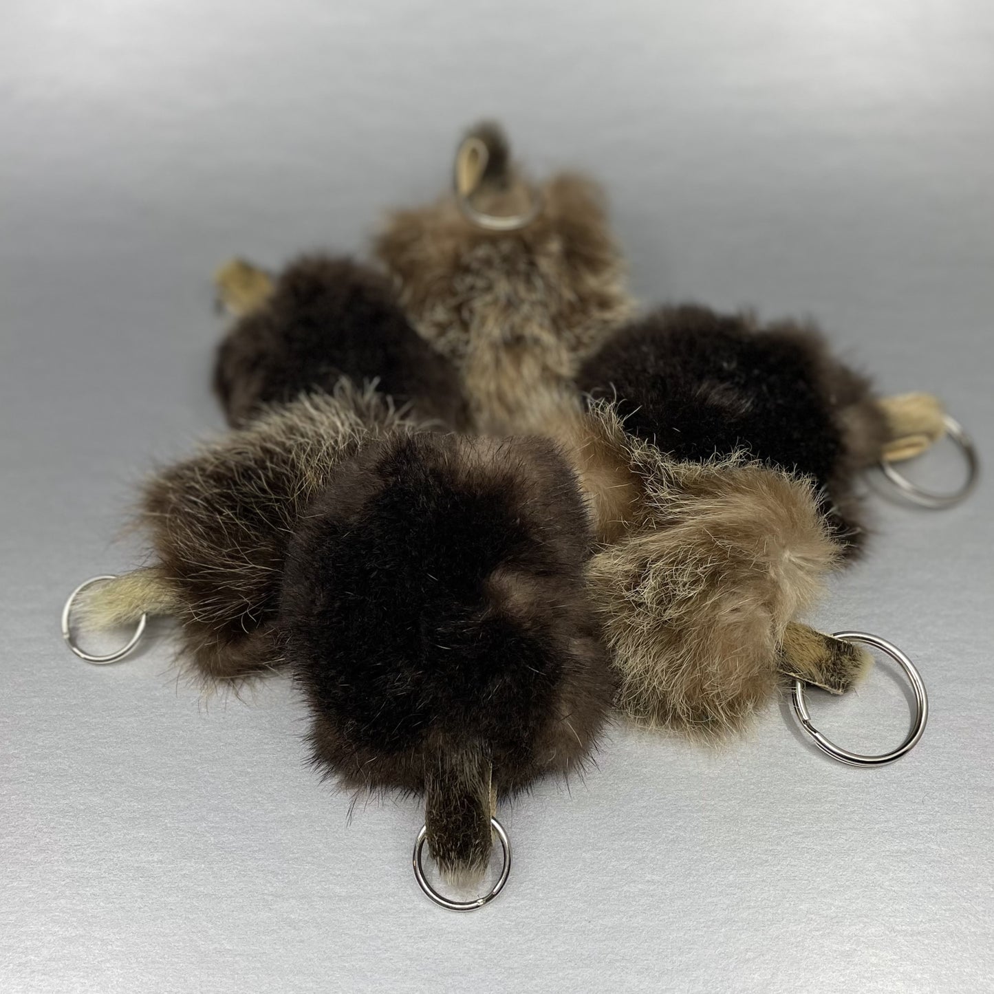 Keychain - H. Larsen, Sea Otter Fur Pom