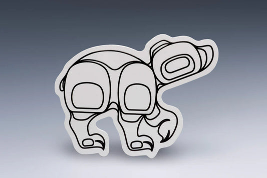 Sticker - Trickster; Baby Formline Polar Bear