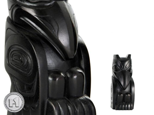 Raven Queen Chess Piece Haida Design 3"