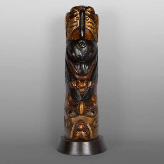 Limited Edition Bronze Sculpture – "Kéet" by Tlingit artist Preston Singletary (C)