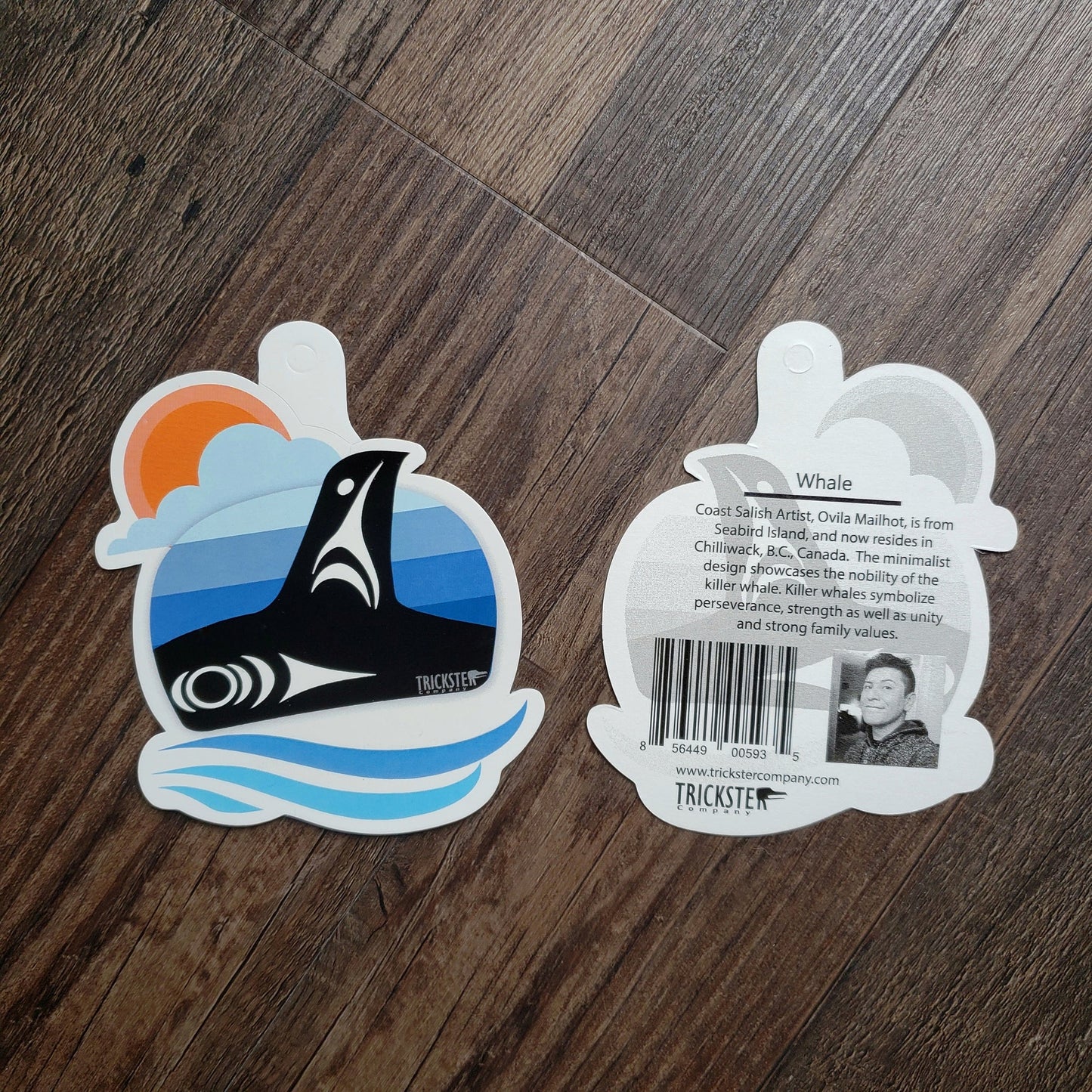 Sticker - Whale, Coast Salish