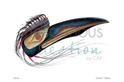 Matted Raven by Cree Artist Garnet Tobacco