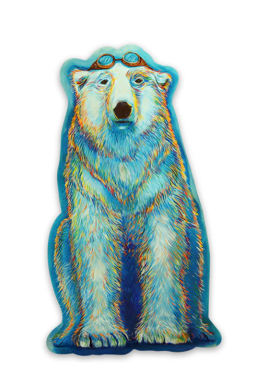 Pilot Bear Sticker - Sevigny Studios