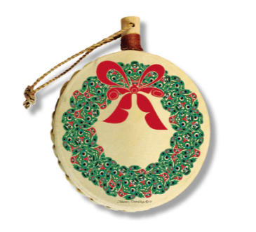Shotridge Studios Mini Drum Ornaments - Various Designs