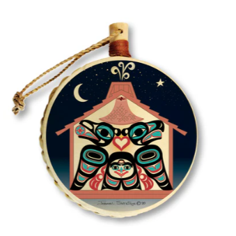 Shotridge Studios Mini Drum Ornaments - Various Designs