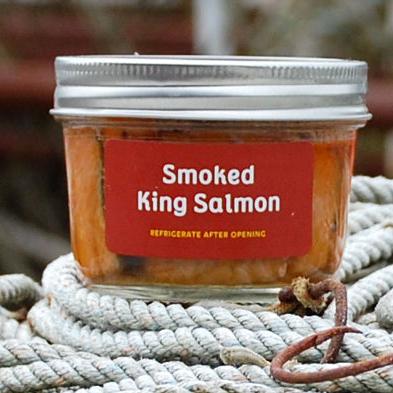 Smoked King Salmon, 6 oz Made in Juneau, Alaska