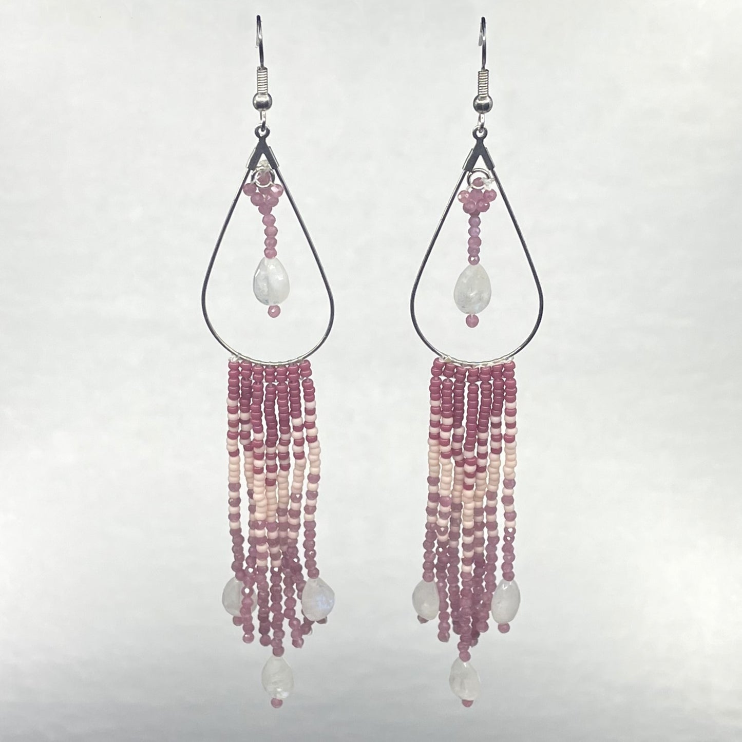 Moongrove Beads Earrings Aurora Rose