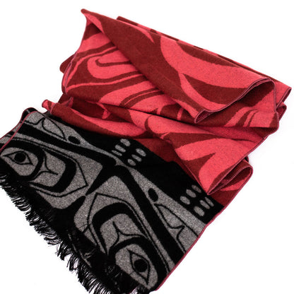 Brushed Silk Scarf - Raven Box