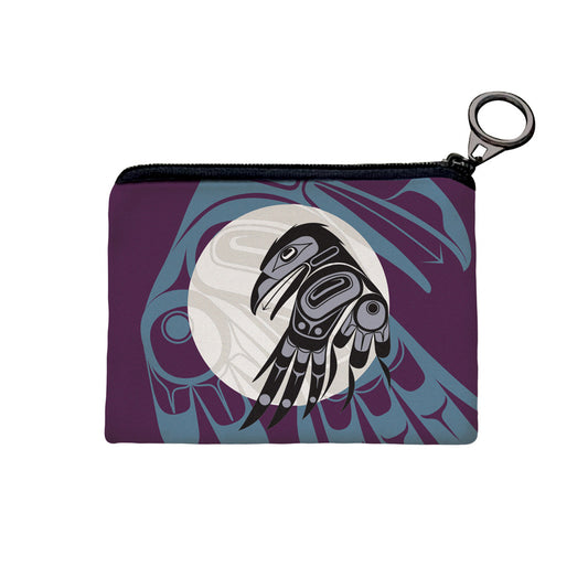 Coin Purse - Raven Moon by Allan Weir