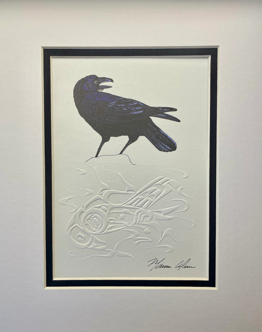 Marvin Oliver Matted Print - Moon Dancing