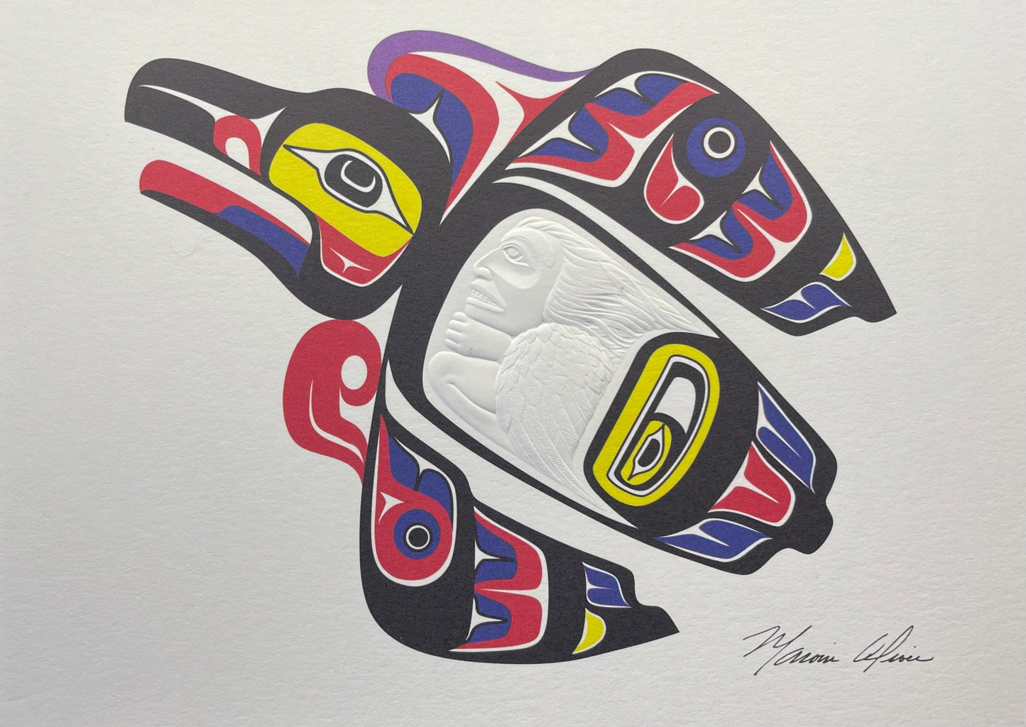 Marvin Oliver Art Card - Raven's Journey