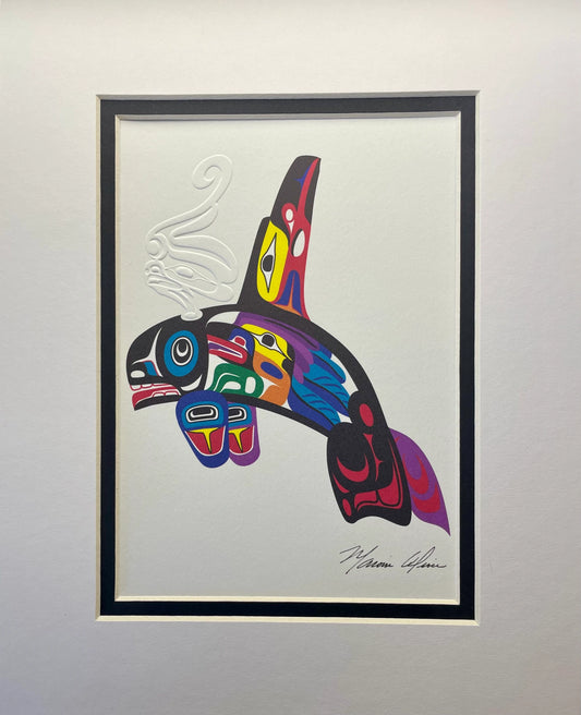 Marvin Oliver Matted Print - Mystical Journey