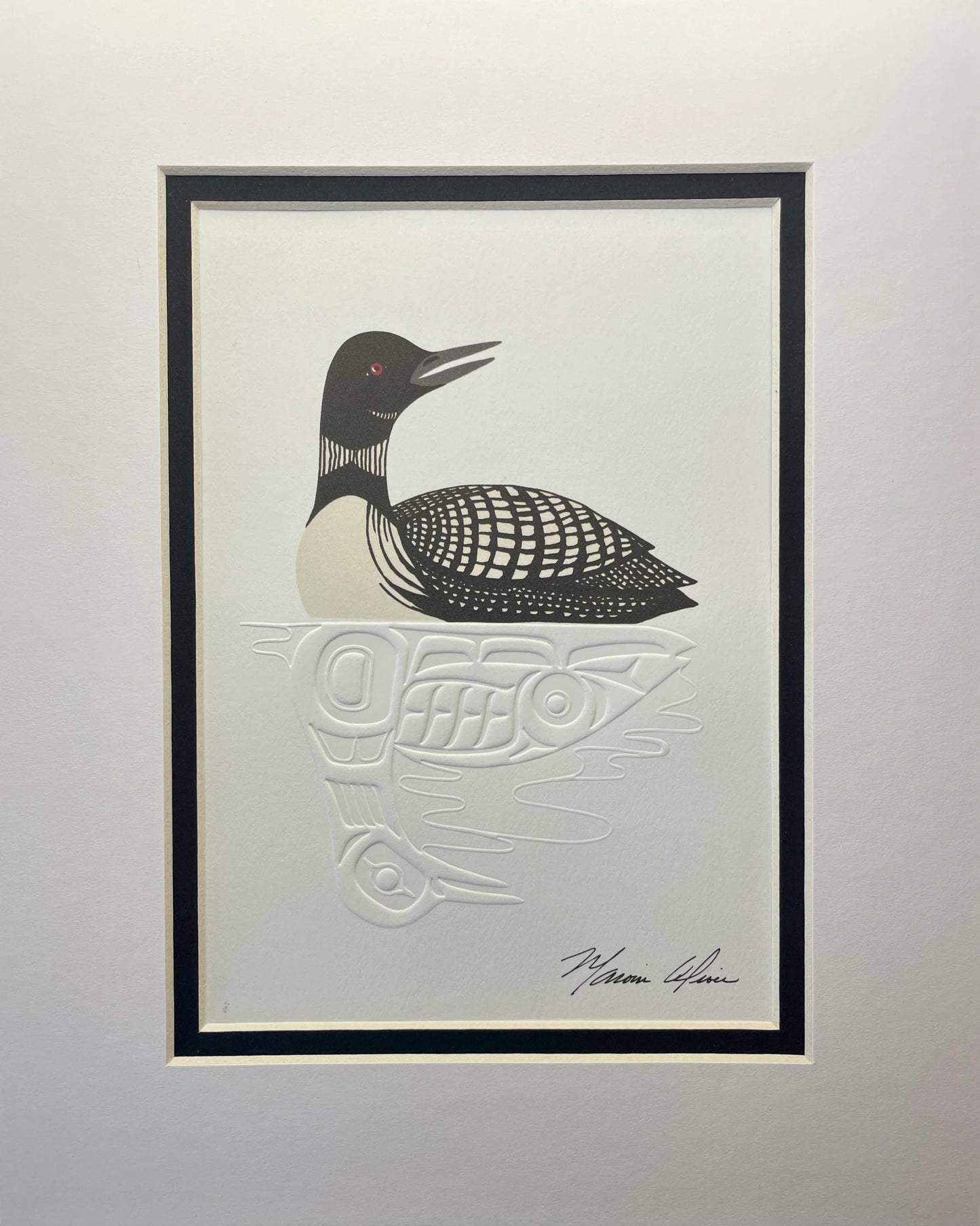 Marvin Oliver Matted Print - Out of the Mists