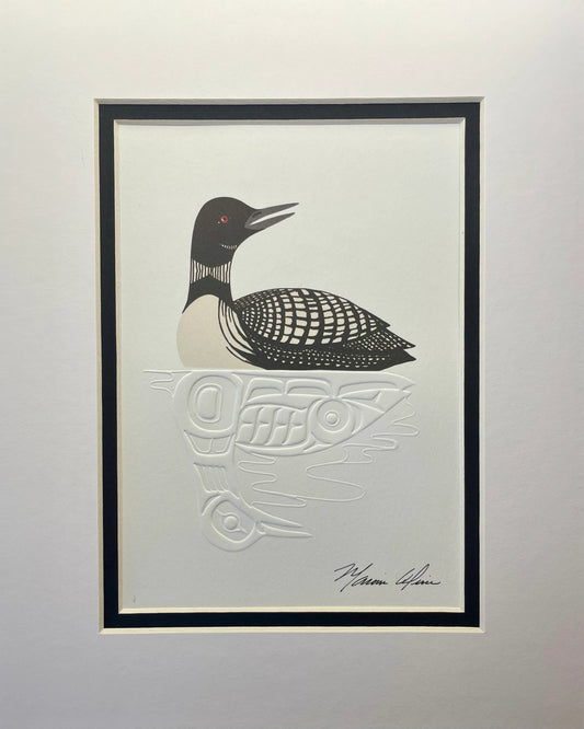 Marvin Oliver Matted Print - Out of the Mists