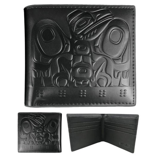 Wallet - Leather, Raven Box