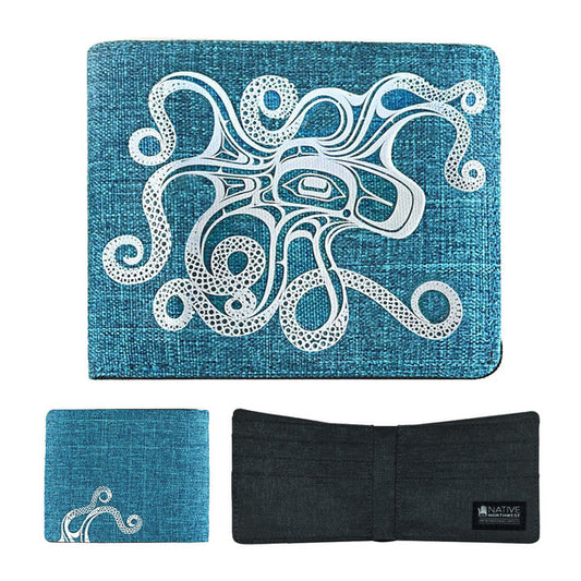 Wallet - Crosshatch, Octopus (Nuu)