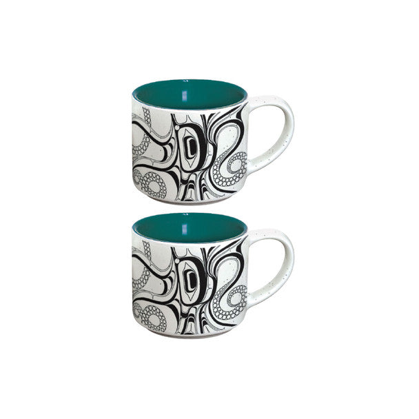 Ceramic Espresso Mugs - Set of 2