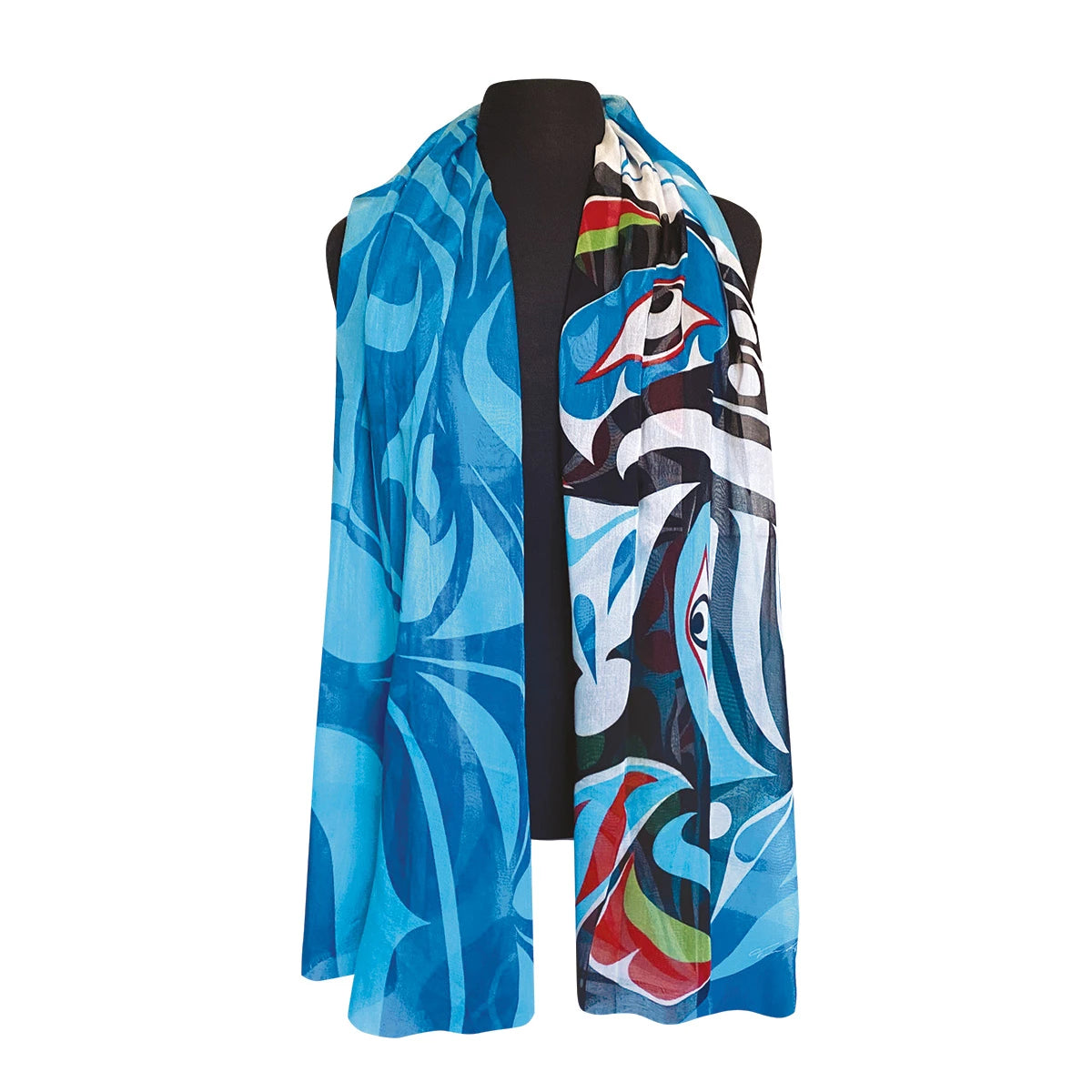Raven and Killer Whale Signature Scarf