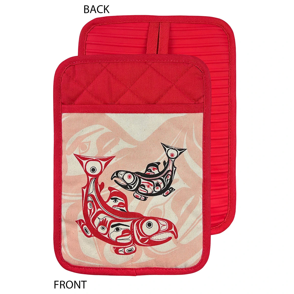 Silicone Potholder - Salmon
