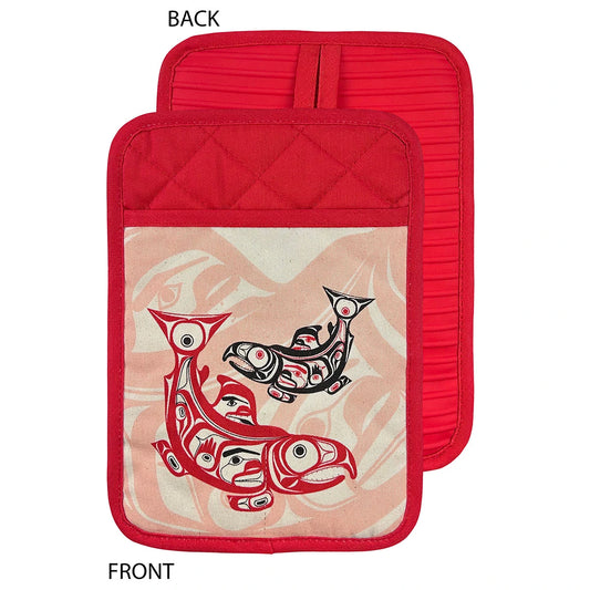 Silicone Potholder - Salmon