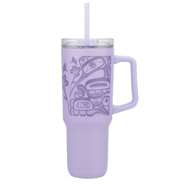 Tumbler - Insulated with Straw, 40 oz, Spirit Messenger