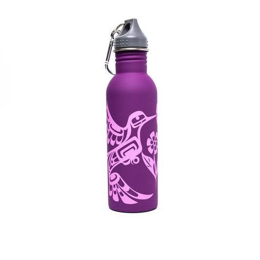 Stainless Steel Water Bottle - Hummingbird