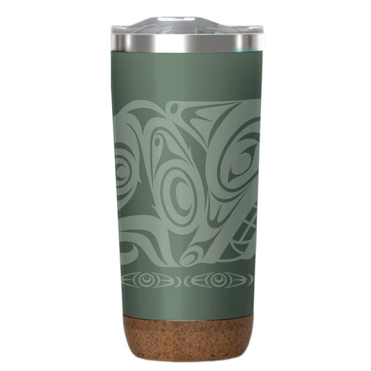 Cork Base Travel Mug (20oz) - Urban Wolf