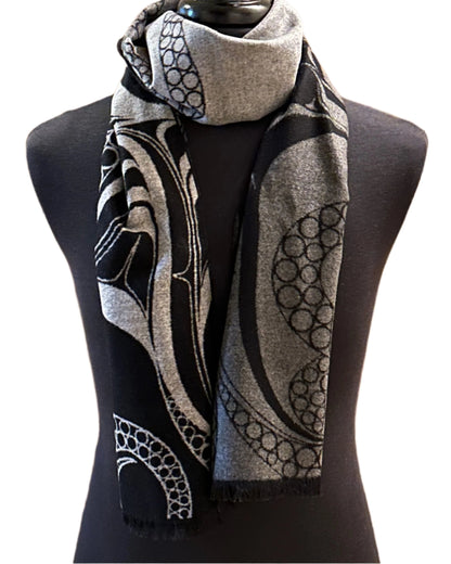 Brushed Silk Scarf - Octopus (Nuu)