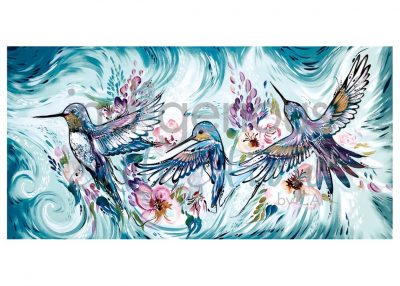 Dance of the Hummingbird Art Card