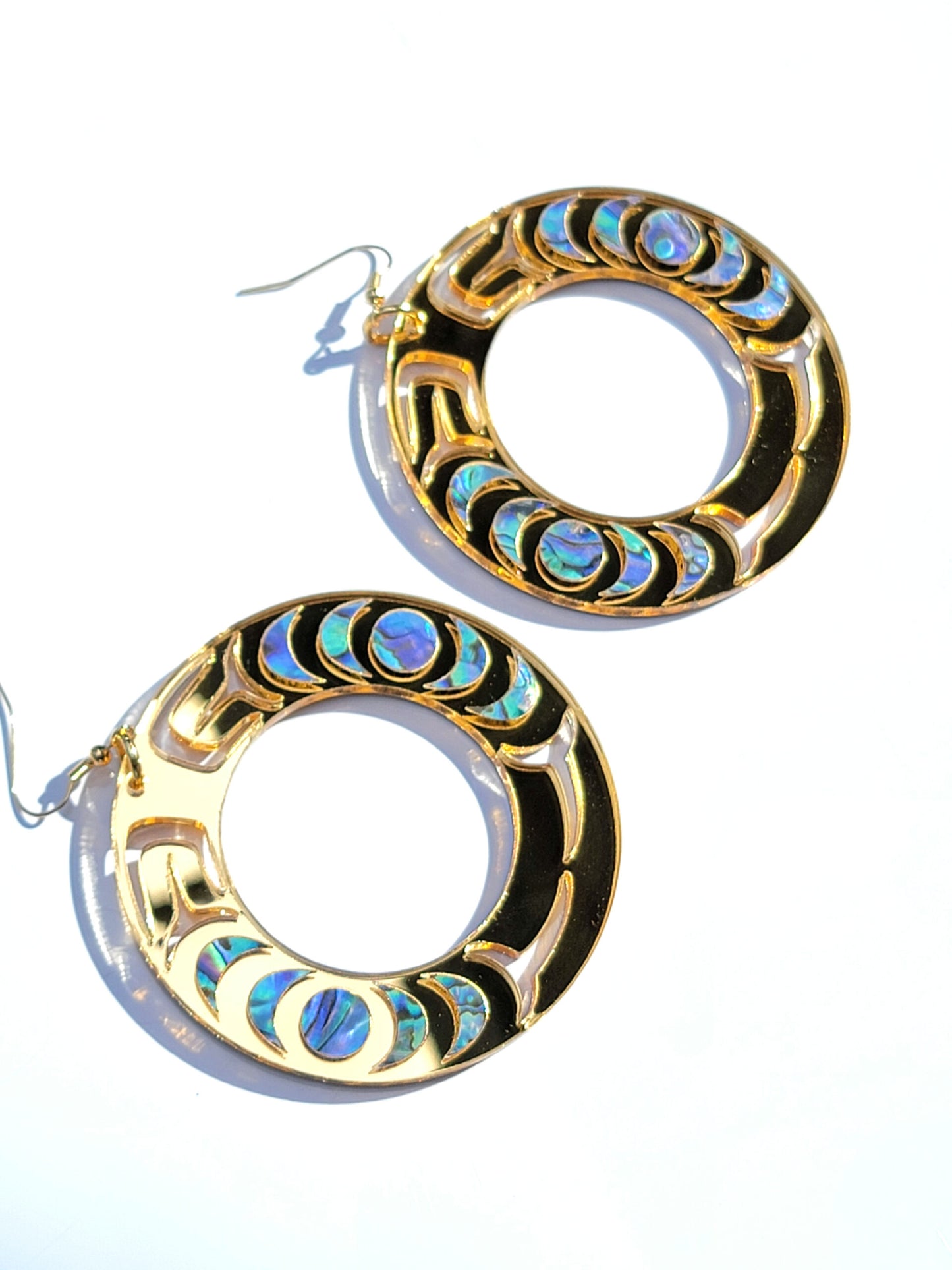 Copper Canoe Woman Earrings Nala Hoops