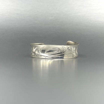 Bracelet- N. Galanin, Silver, 3/4"