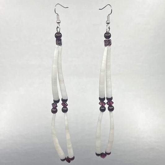 Moongrove Beads Earrings Ruby Wave