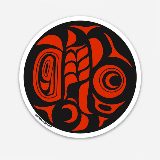 Marvin Oliver Sticker - Salmon Egg