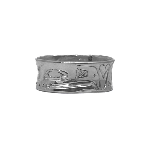 Samuel Sheakley Ring Eagle with Heart