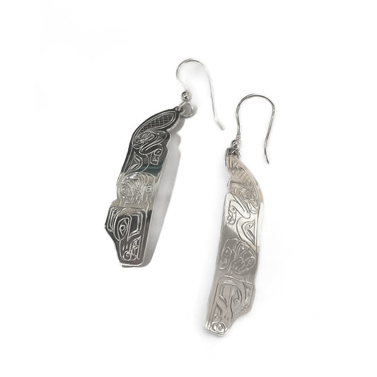 Tammy Owens Earrings Silver - Beaver