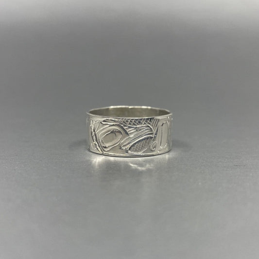 Gene Chilton Ring Silver size 10.5 Raven