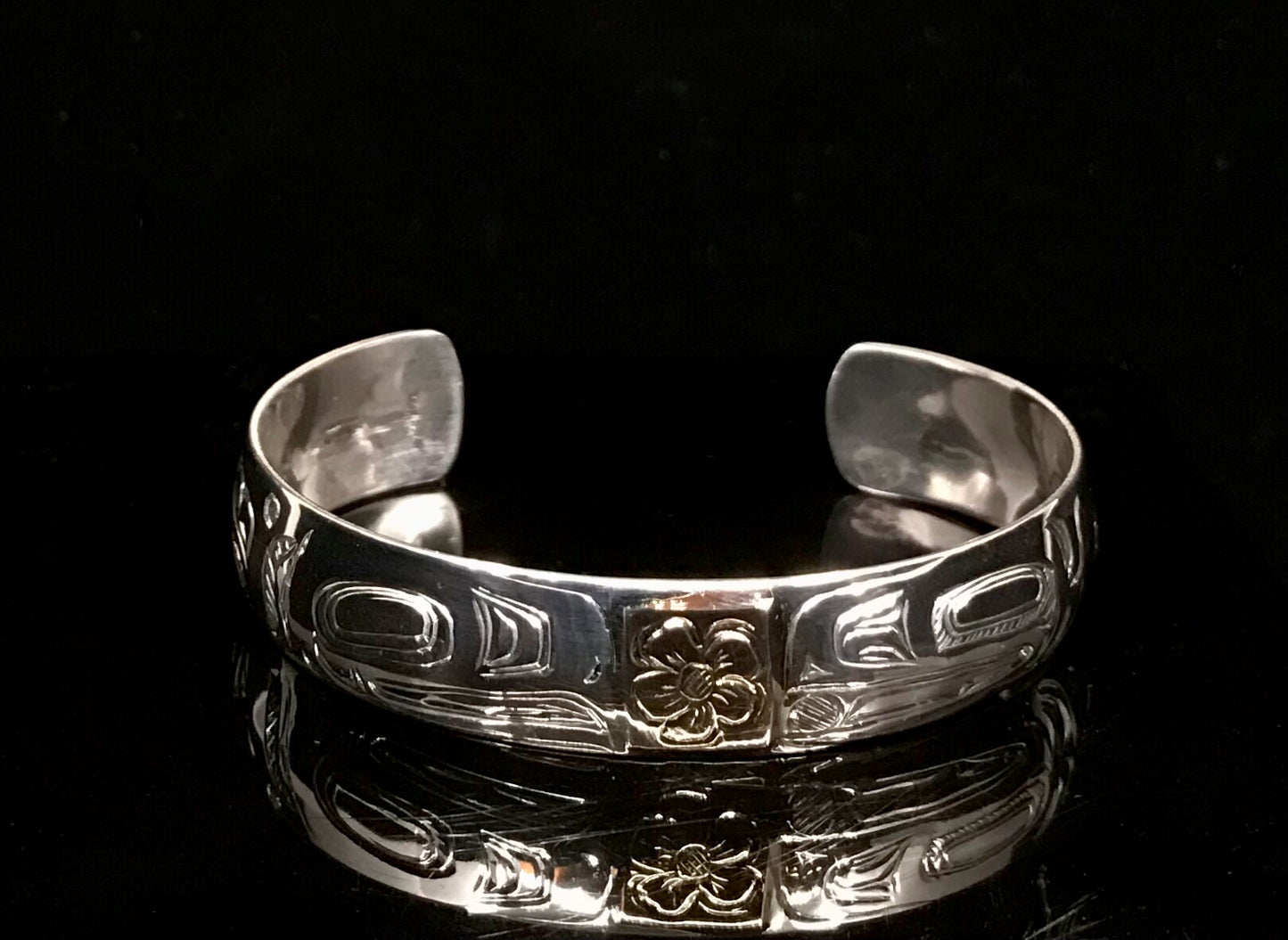 Samuel Sheakley Bracelets Silver & Gold 1/2"