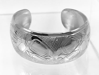 Levi Chilton Bracelet Silver 1" Salmon