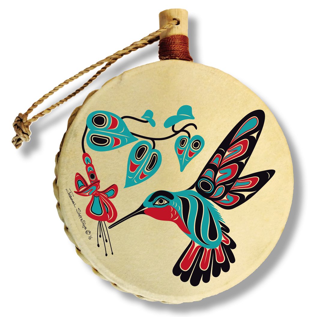 Shotridge Studios Mini Drum Ornament, Various Designs
