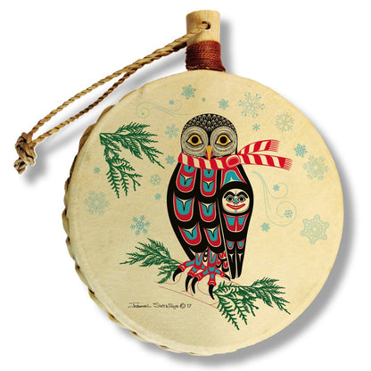 Shotridge Studios Mini Drum Ornament, Various Designs