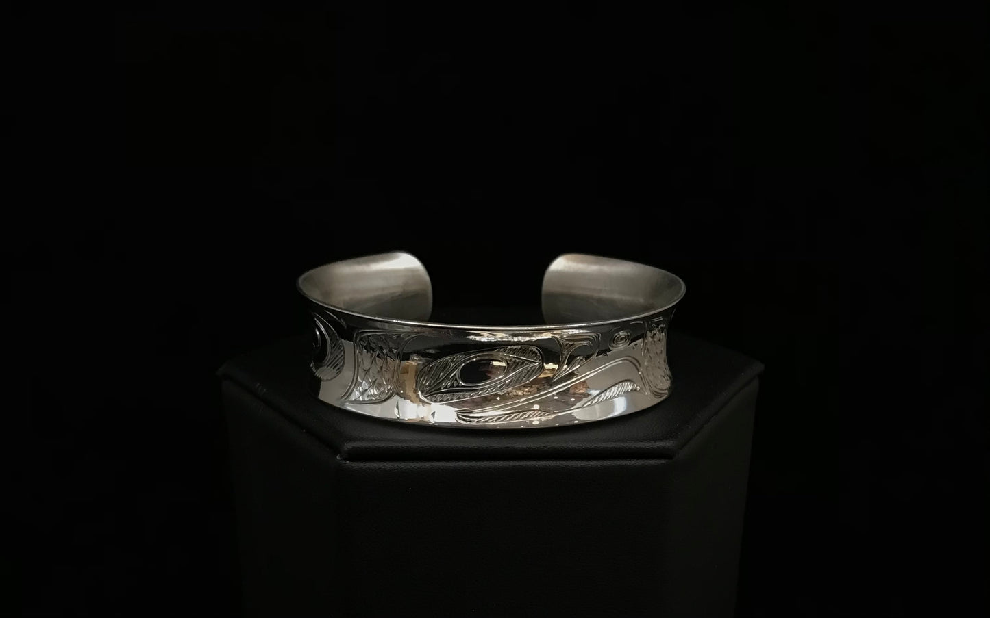 Bracelet- N. Galanin, Silver, 3/4"