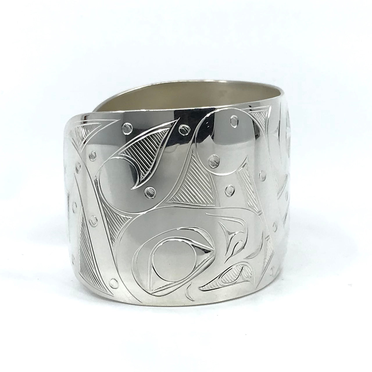 Bracelet- J. Galanin, Silver, Various Designs, 1.5"